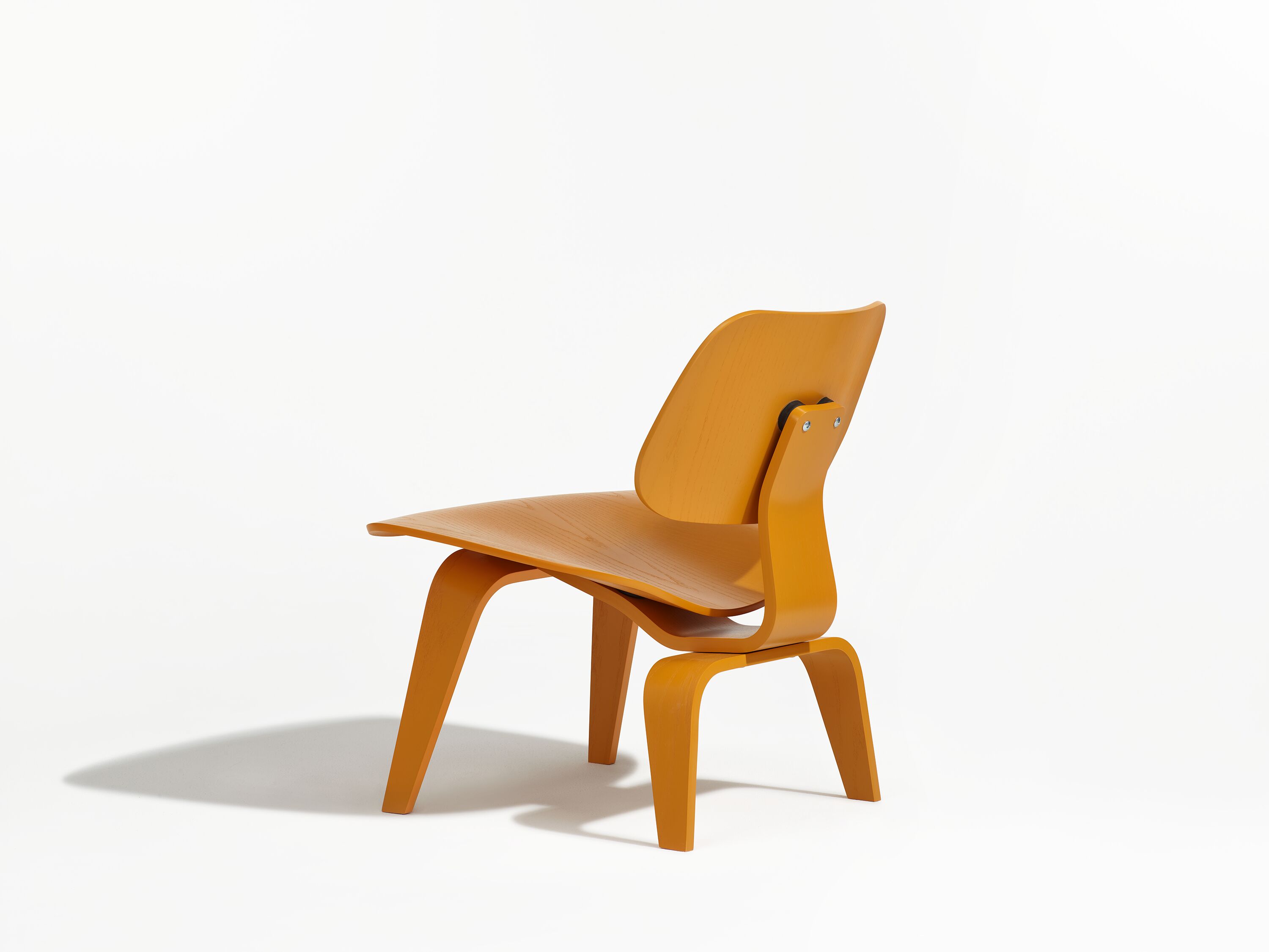 Eames Molded Plywood LCW, Yellow - Herman Miller