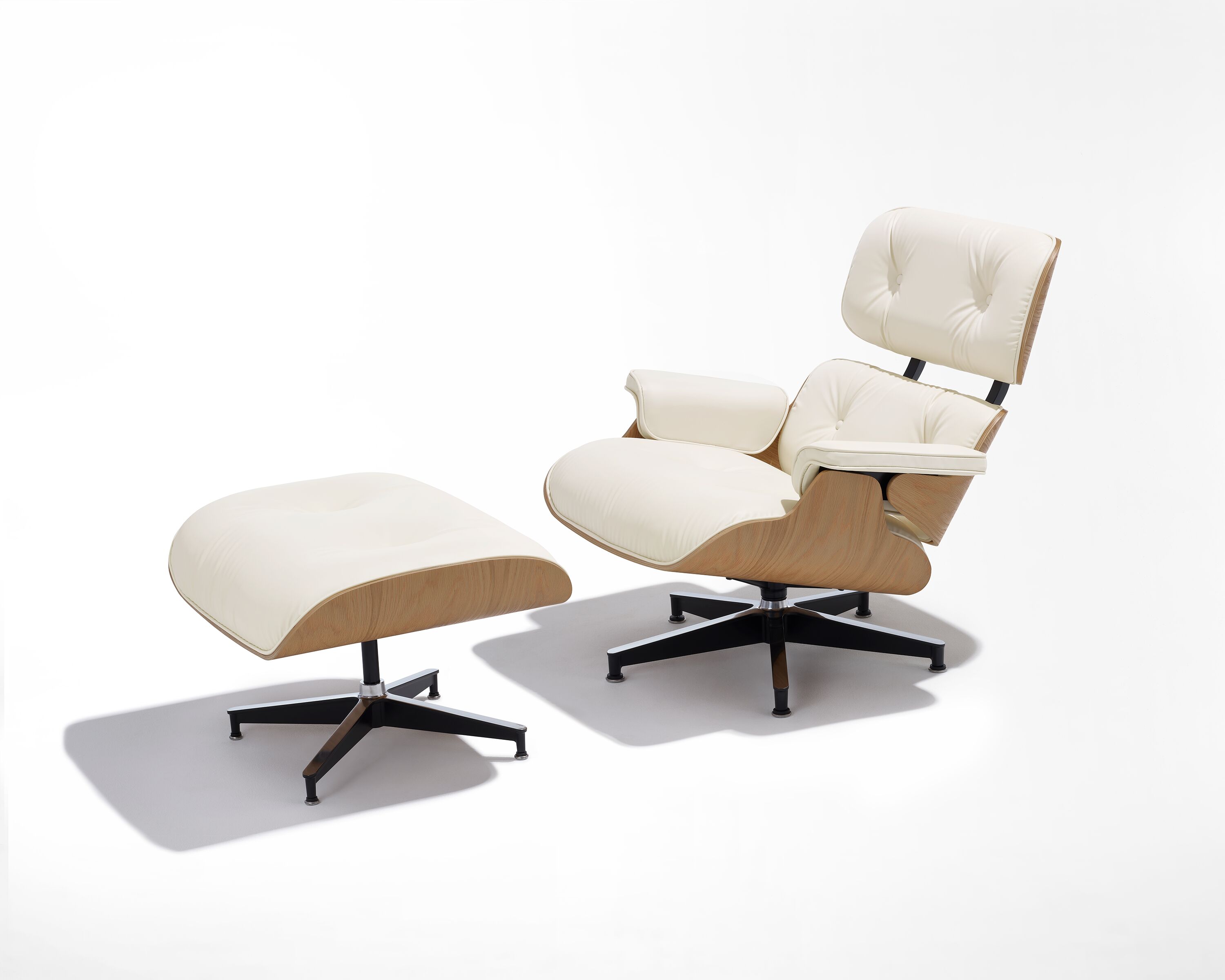 Eames Lounge Chair and Ottoman, Bamboo - Herman Miller