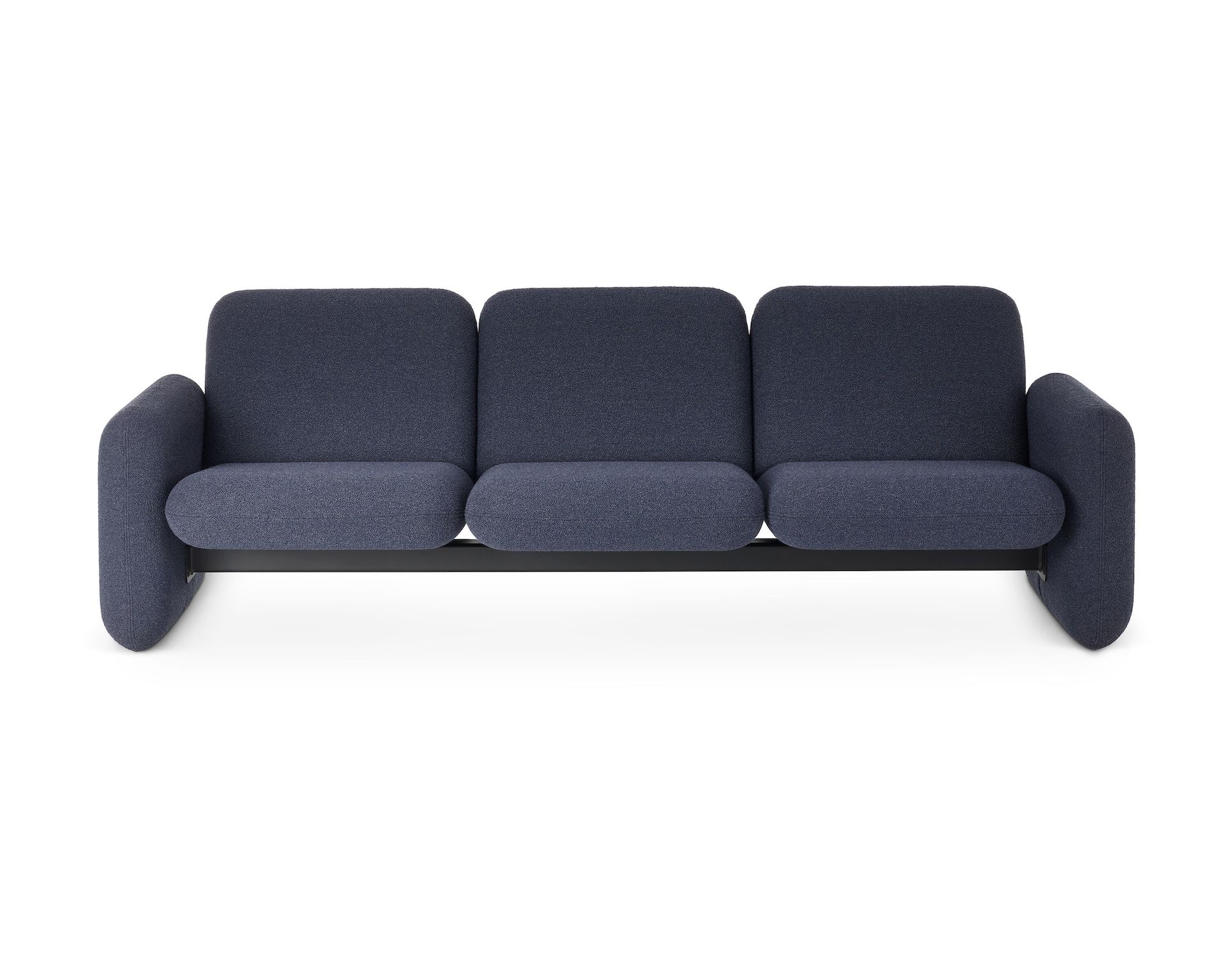 Wilkes Modular Sofa three seat in Whim Navy upholstery.
