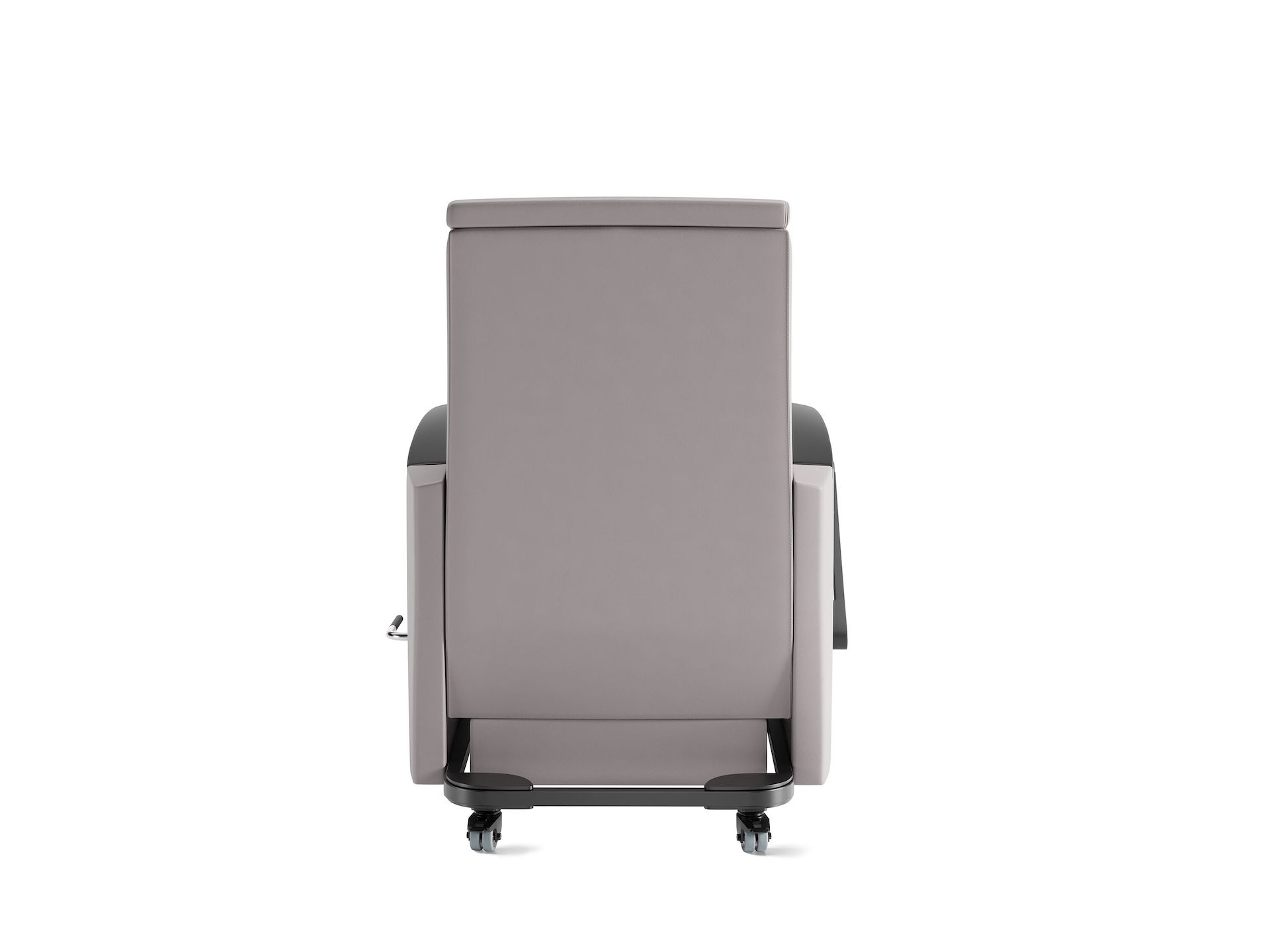Consoul Reclining Glider, back, grey