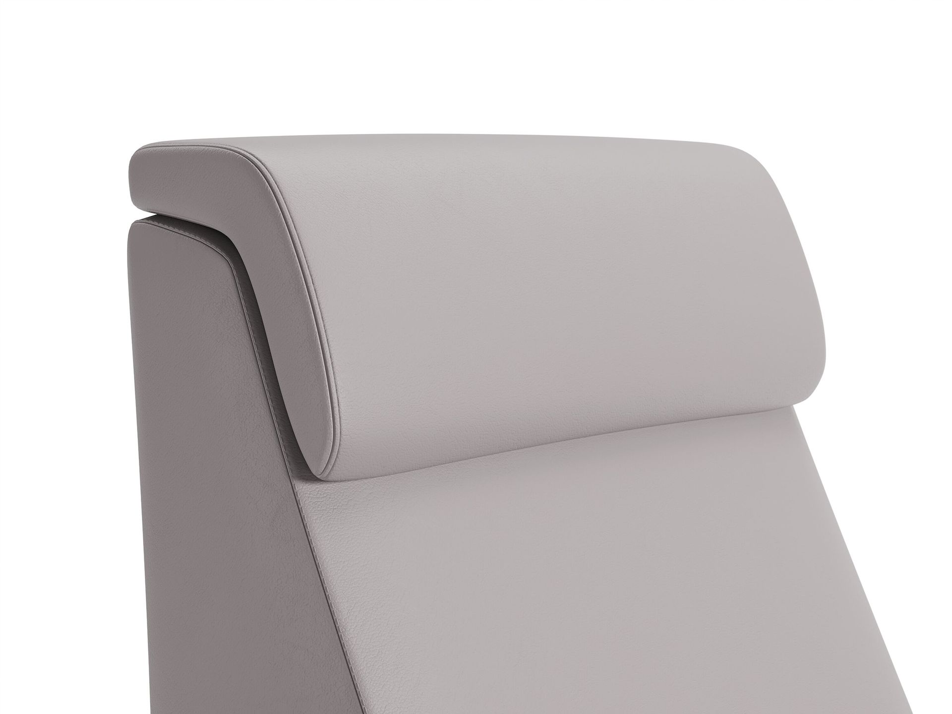 Consoul Reclining Glider, headrest, grey
