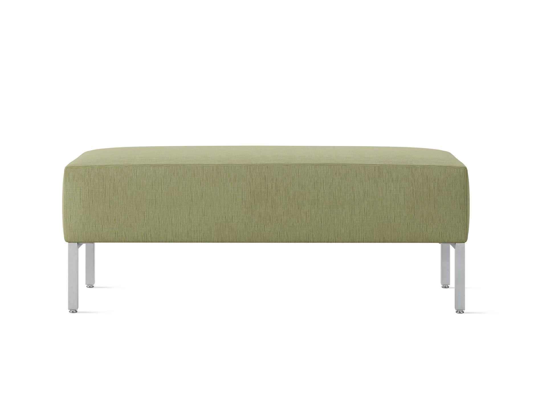 Riva Lounge Bench, Large rectangle, Green