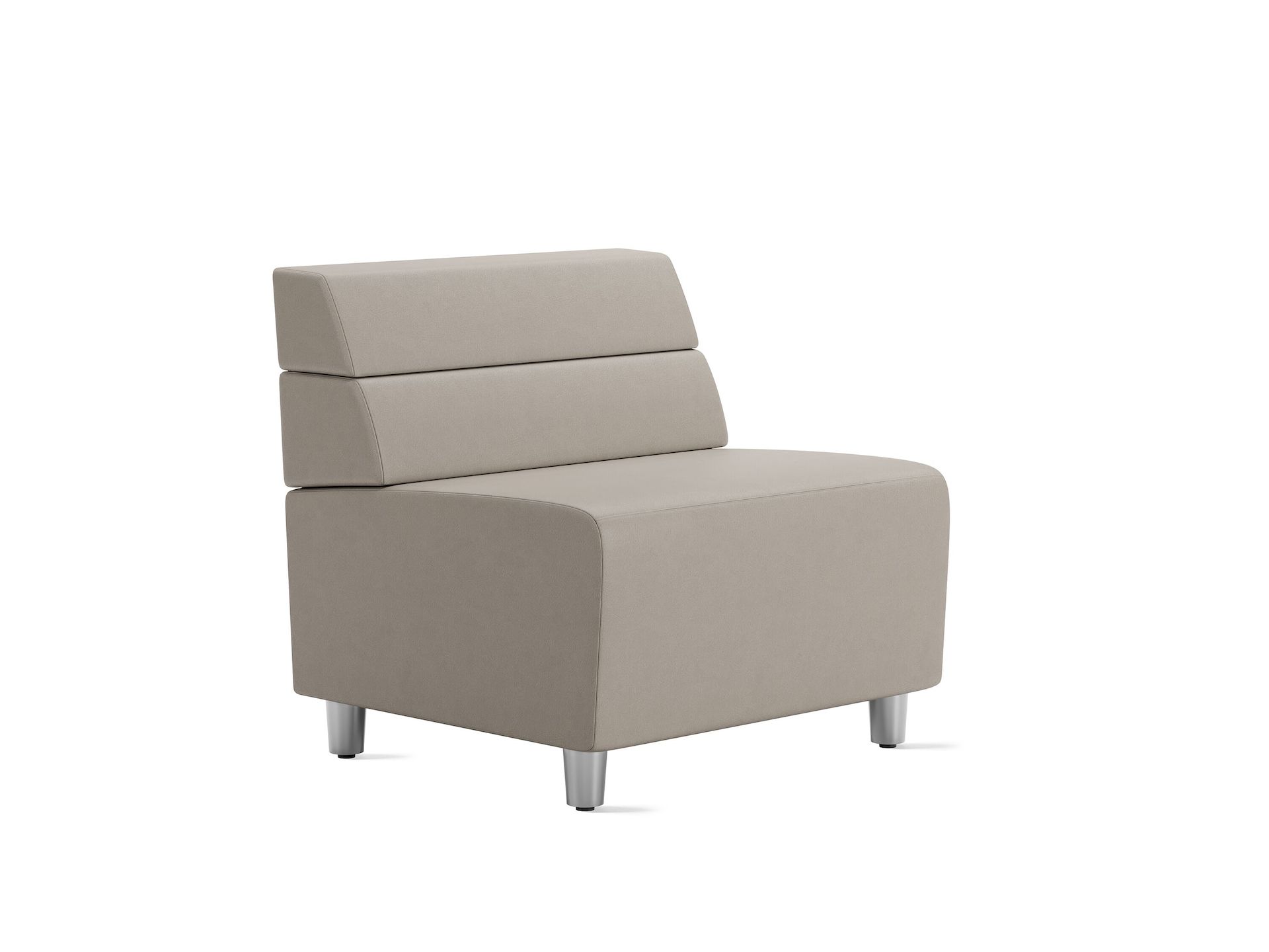 Steps Lounge System, straight, grey