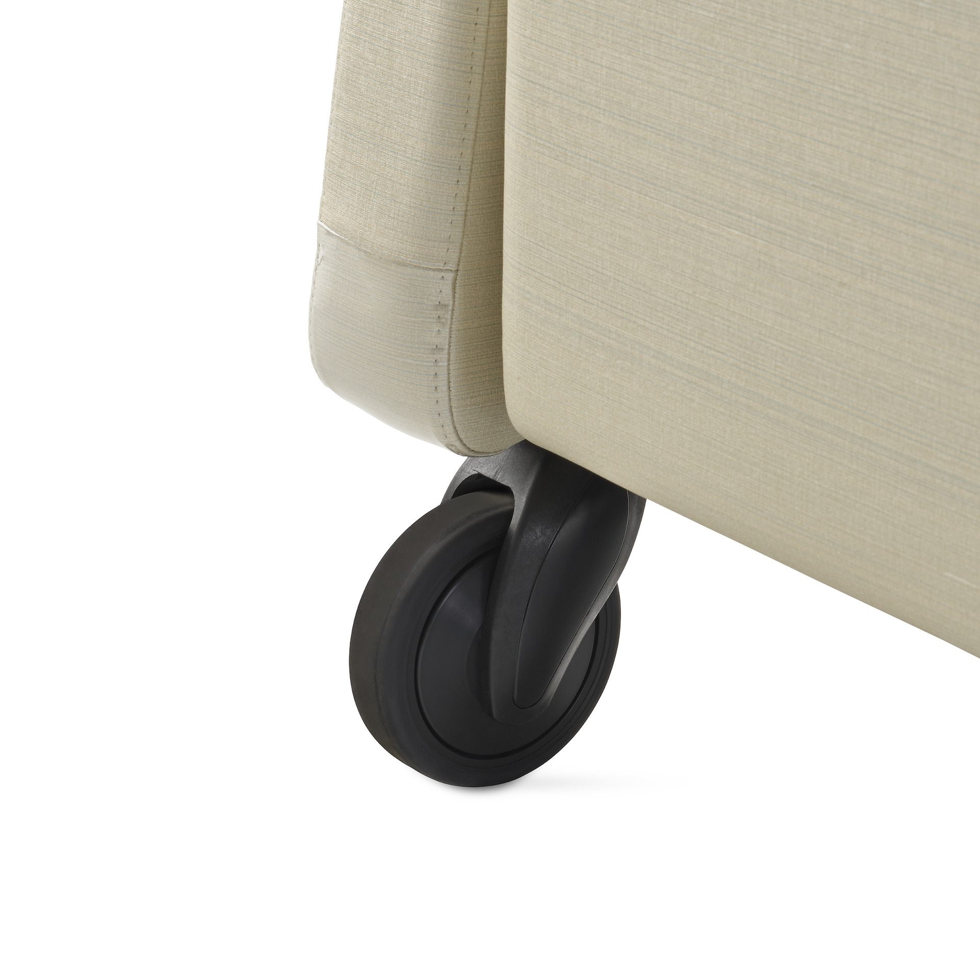 Wall saver edging available on Gemma Sleep Chair, Gemma Flop Sofa, and Gemma Double Sleep Sofa.