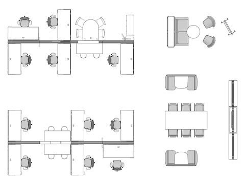 A line drawing viewed from above - Clubhouse 026 B