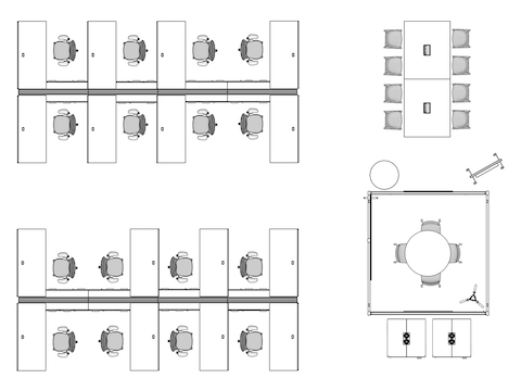 A line drawing viewed from above - Clubhouse 028 B