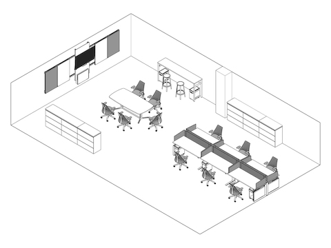 A line drawing - Clubhouse 032