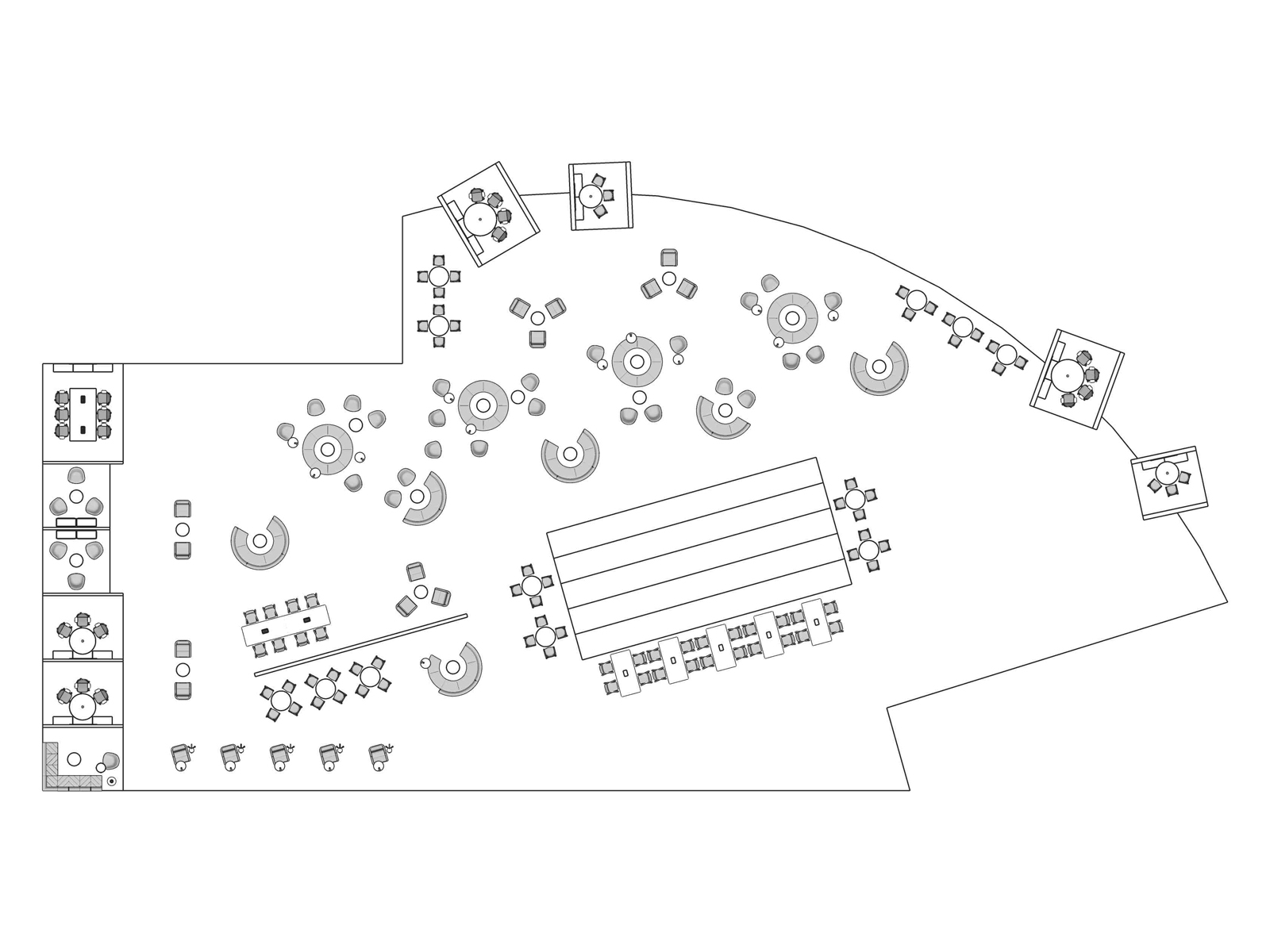 A line drawing viewed from above -  Common Space 001