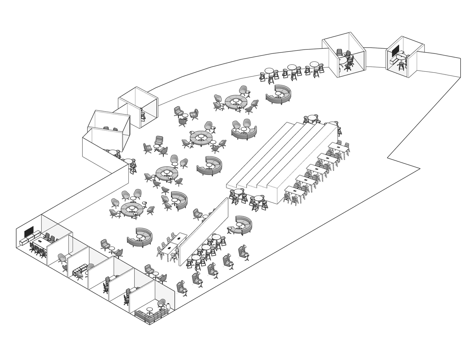 A line drawing -  Common Space 001