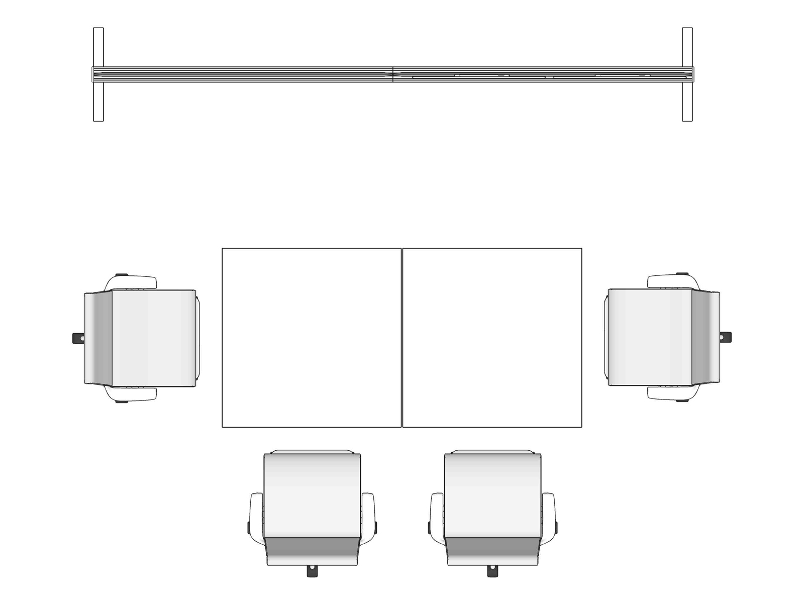 A line drawing viewed from above - Cove 024