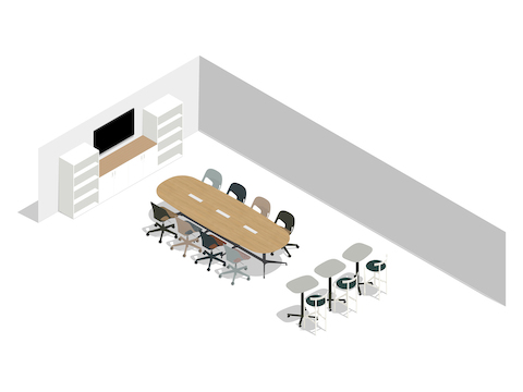 Eine Darstellung –Meeting Space (Sitzungsraum) 036 EUR