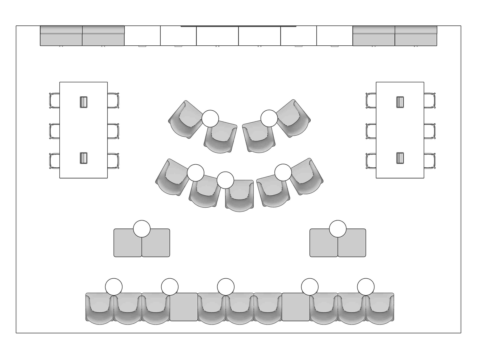 A line drawing viewed from above - Forum 003