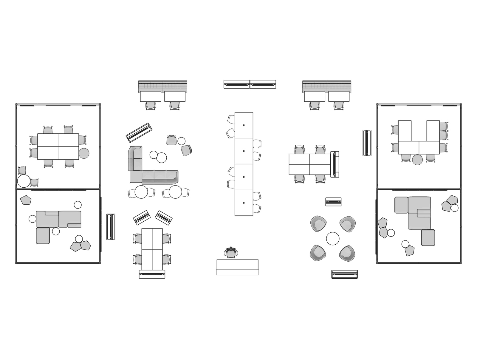 A line drawing viewed from above - Forum 022 B