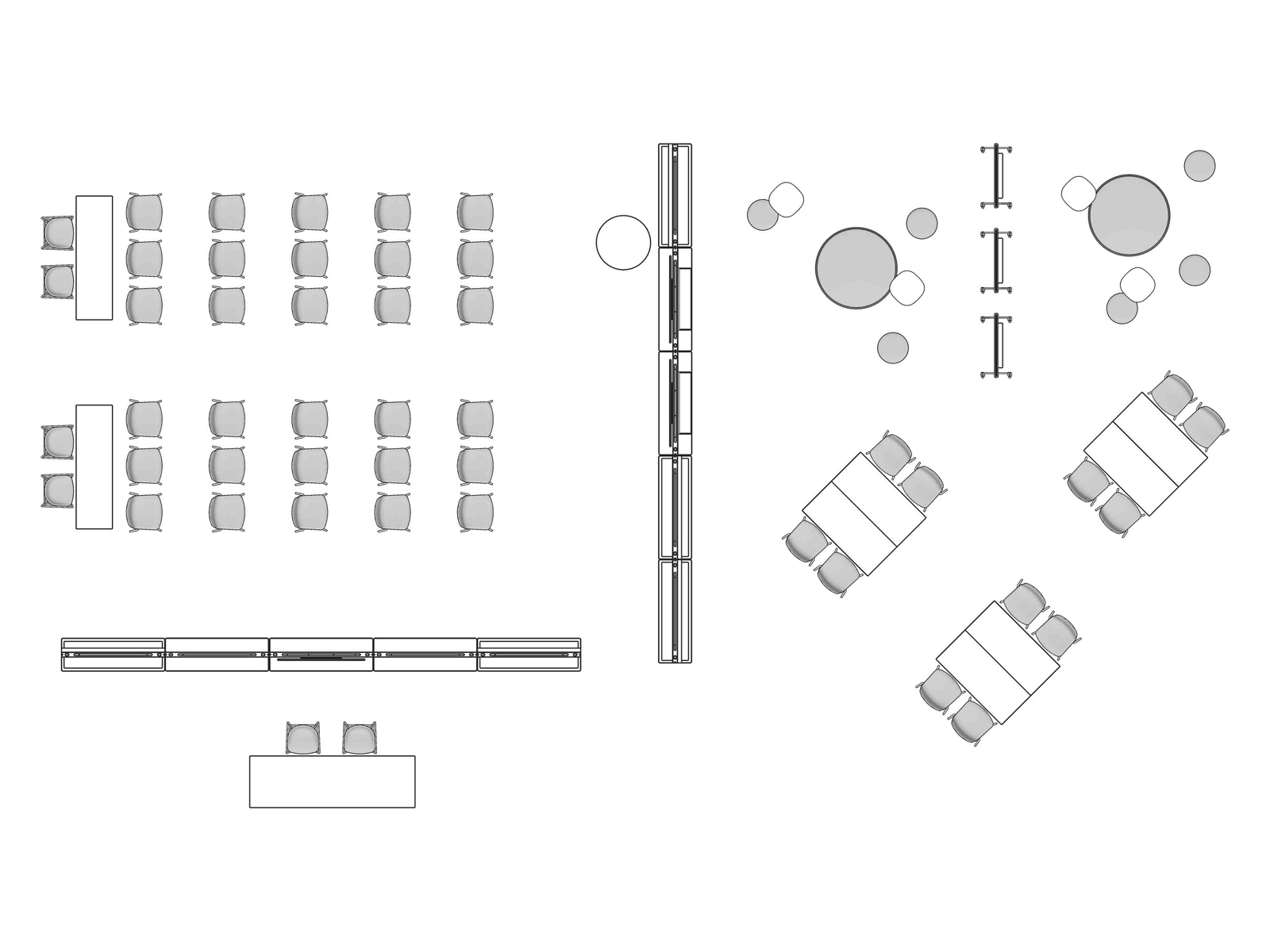 A line drawing viewed from above - Forum 024 A