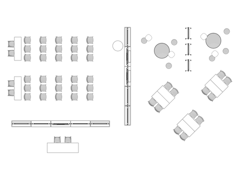 A line drawing viewed from above - Forum 024 A