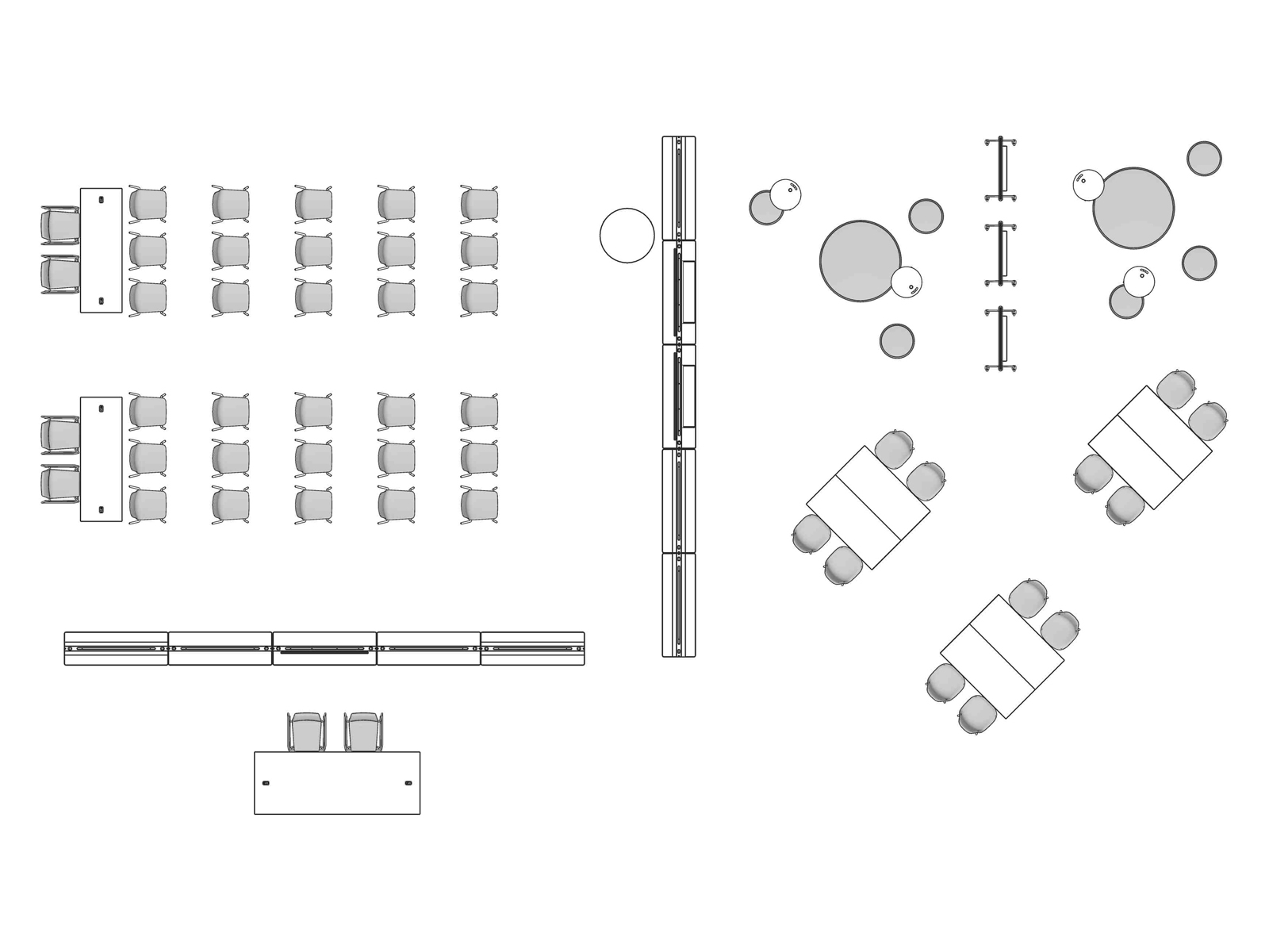 A line drawing viewed from above - Forum 024 C