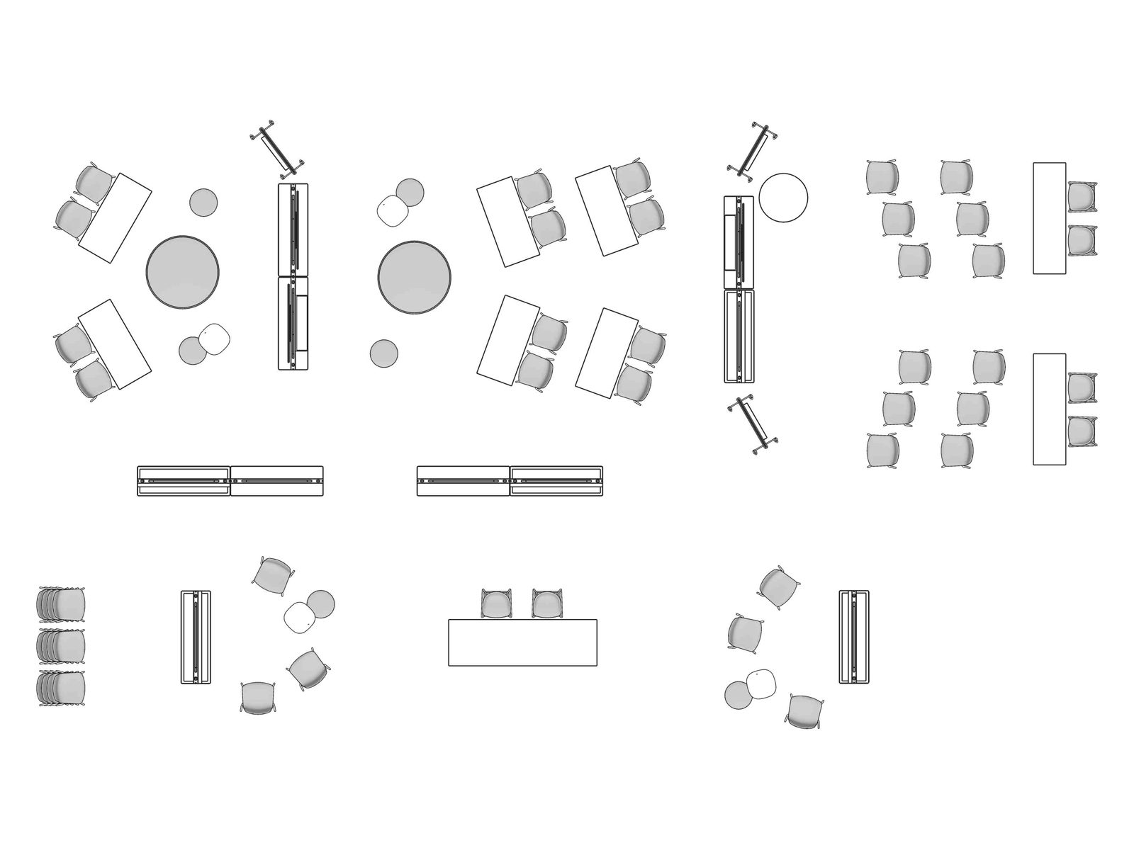 A line drawing viewed from above - Forum 025 A