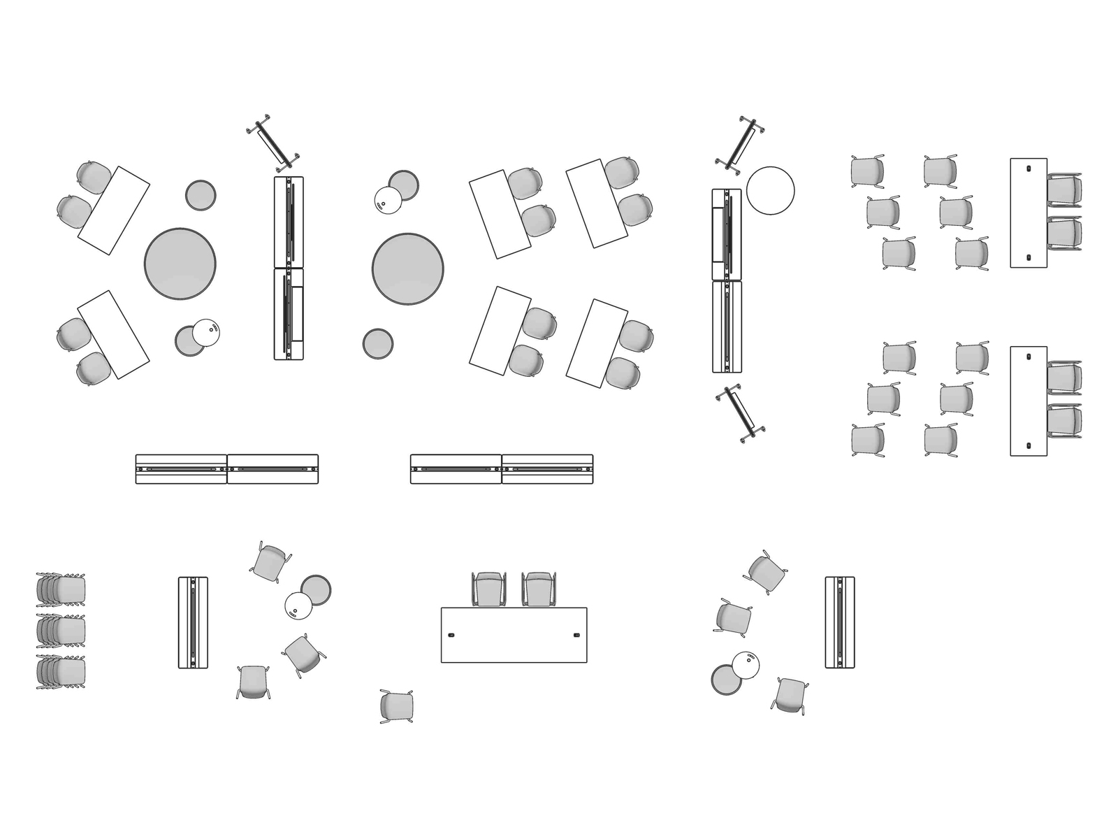 A line drawing viewed from above - Forum 025 C