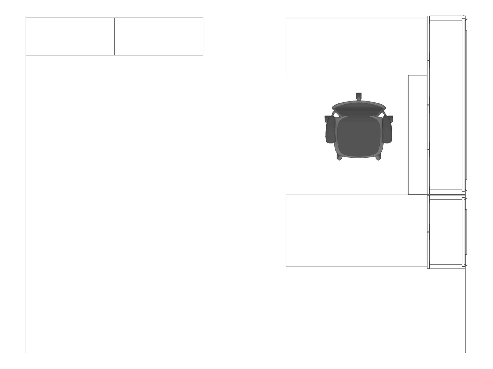 A line drawing viewed from above - Haven 043