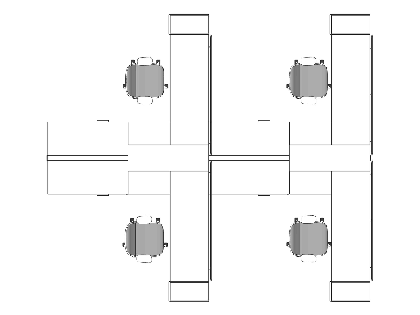 A line drawing viewed from above - Hive 011