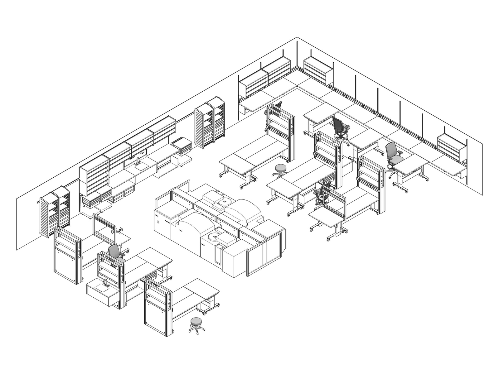 A line drawing - Laboratory 007
