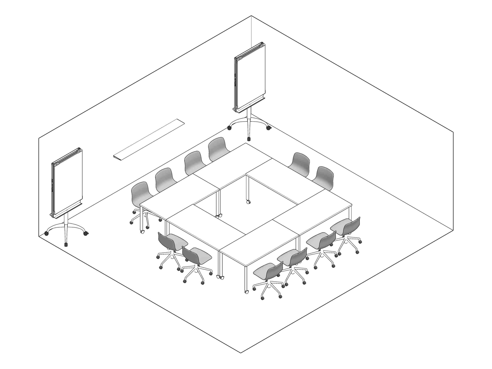 A line drawing - Meeting Space 043