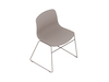 A generic rendering - About A Chair–Armless–Sled Base–Fully Upholstered (AAC09)