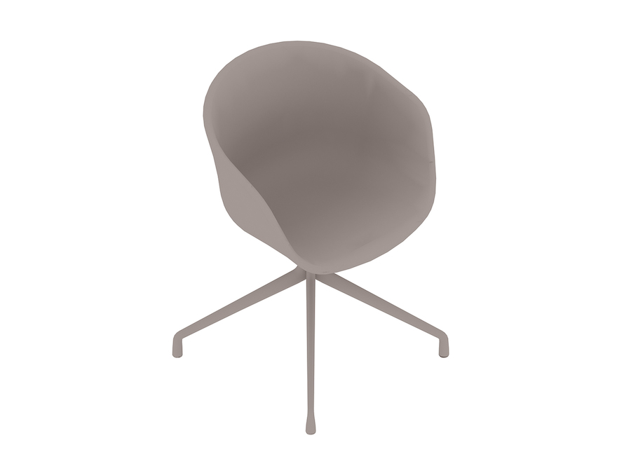 A generic rendering - About A Chair–With Arms–4-Star Swivel Base–Fully Upholstered (AAC21)