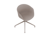 Uma renderização genérica - About A Chair–Com braços–Base 4 estrelas giratória–Assento estofado opcional (AAC20)