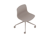 A generic rendering - About A Chair, Office–Armless–4-Star Caster Base–Fully Upholstered (AAC15)