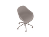 A generic rendering - About A Chair, Office–High Back–With Arms–5-Star Caster Base–Fully Upholstered (AAC153)