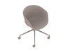 A generic rendering - About A Chair, Office–With Arms–4-Star Caster Base–Fully Upholstered (AAC25)