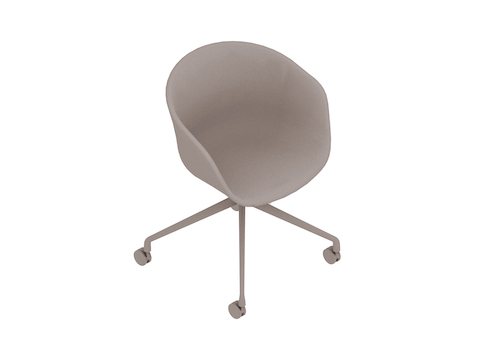 A generic rendering - About A Chair, Office–With Arms–4-Star Caster Base–Optional Seat Upholstery (AAC24)