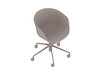 A generic rendering - About A Chair, Office–With Arms–5-Star Caster Base–Fully Upholstered (AAC53)
