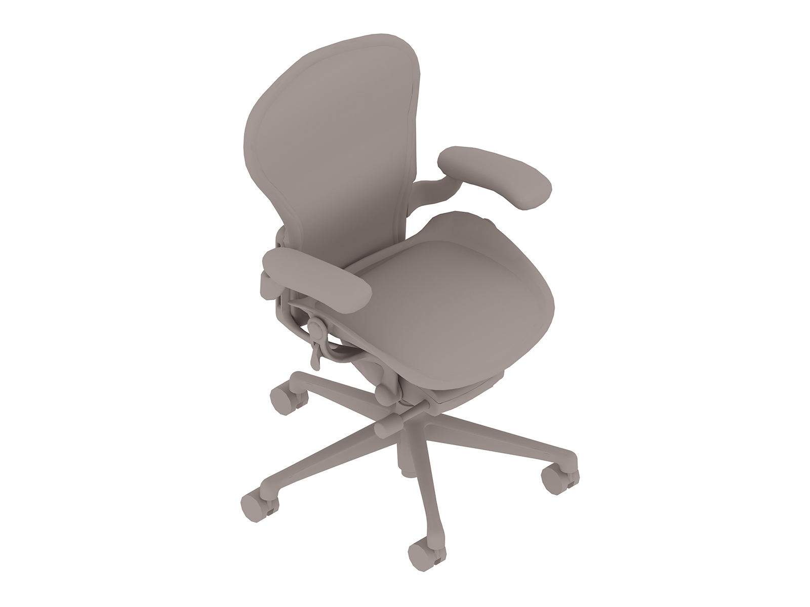 Uma renderização genérica - Cadeira Aeron–Tamanho A–Braços fixos