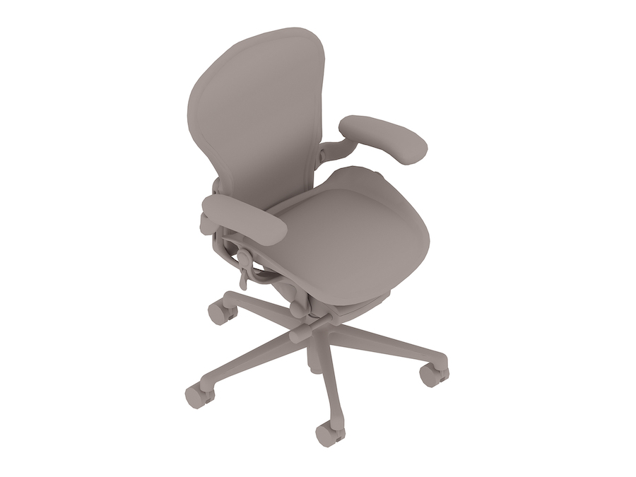 通用渲染图 - Aeron座椅–A款–完全可调式扶手