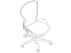 Eine Zeichnung - Aeron Stuhl – Größe B – ohne Armlehnen