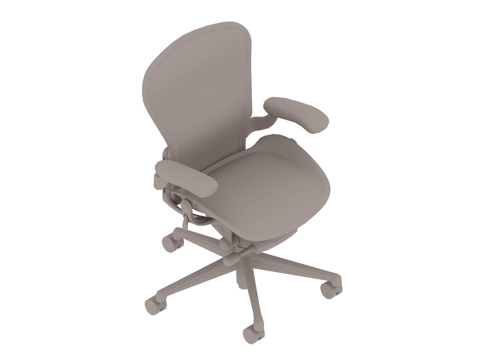 通用渲染图 - Aeron座椅–B款–固定扶手
