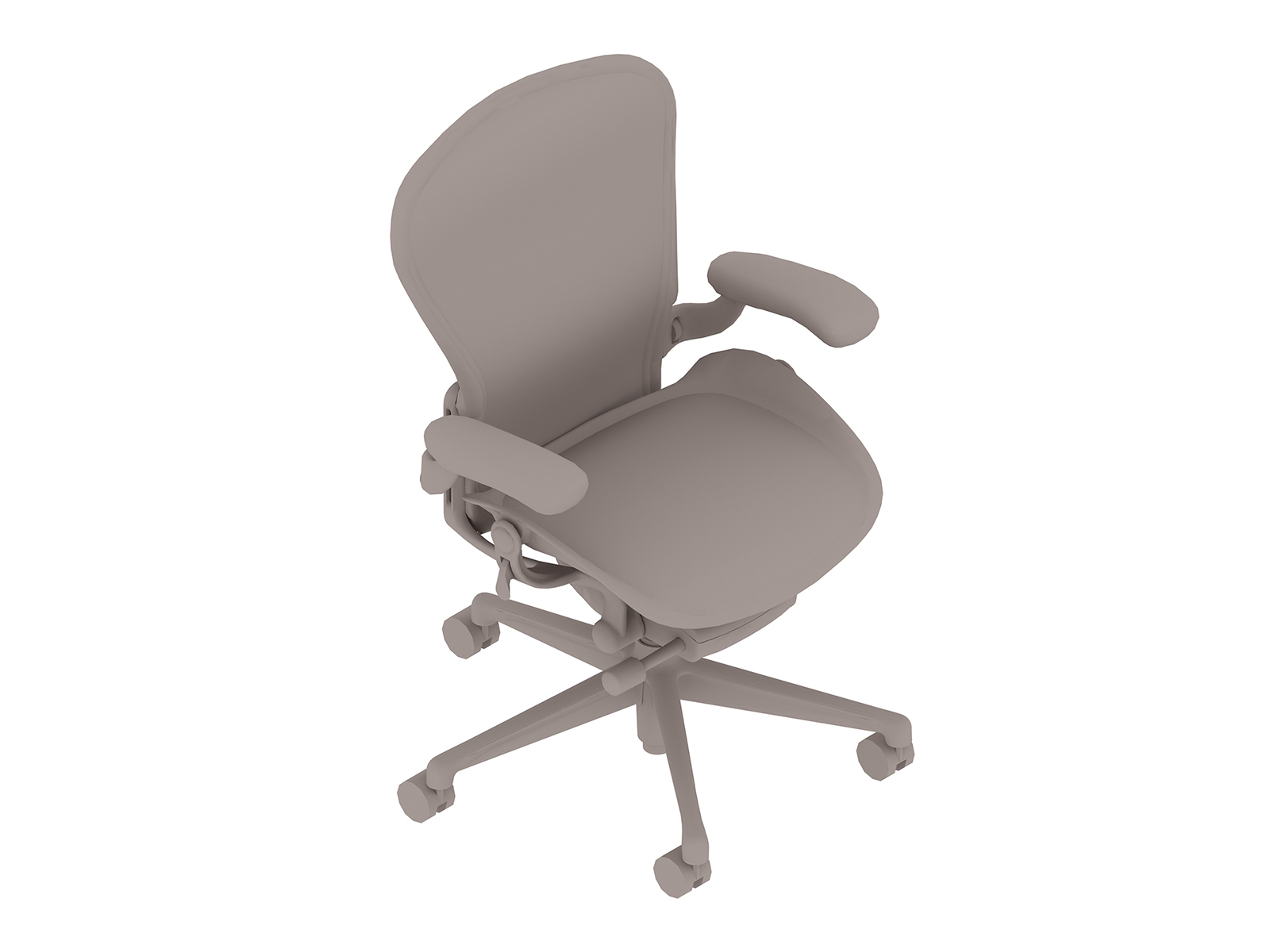 Uma renderização genérica - Cadeira Aeron–Tamanho B–Braços com altura ajustável