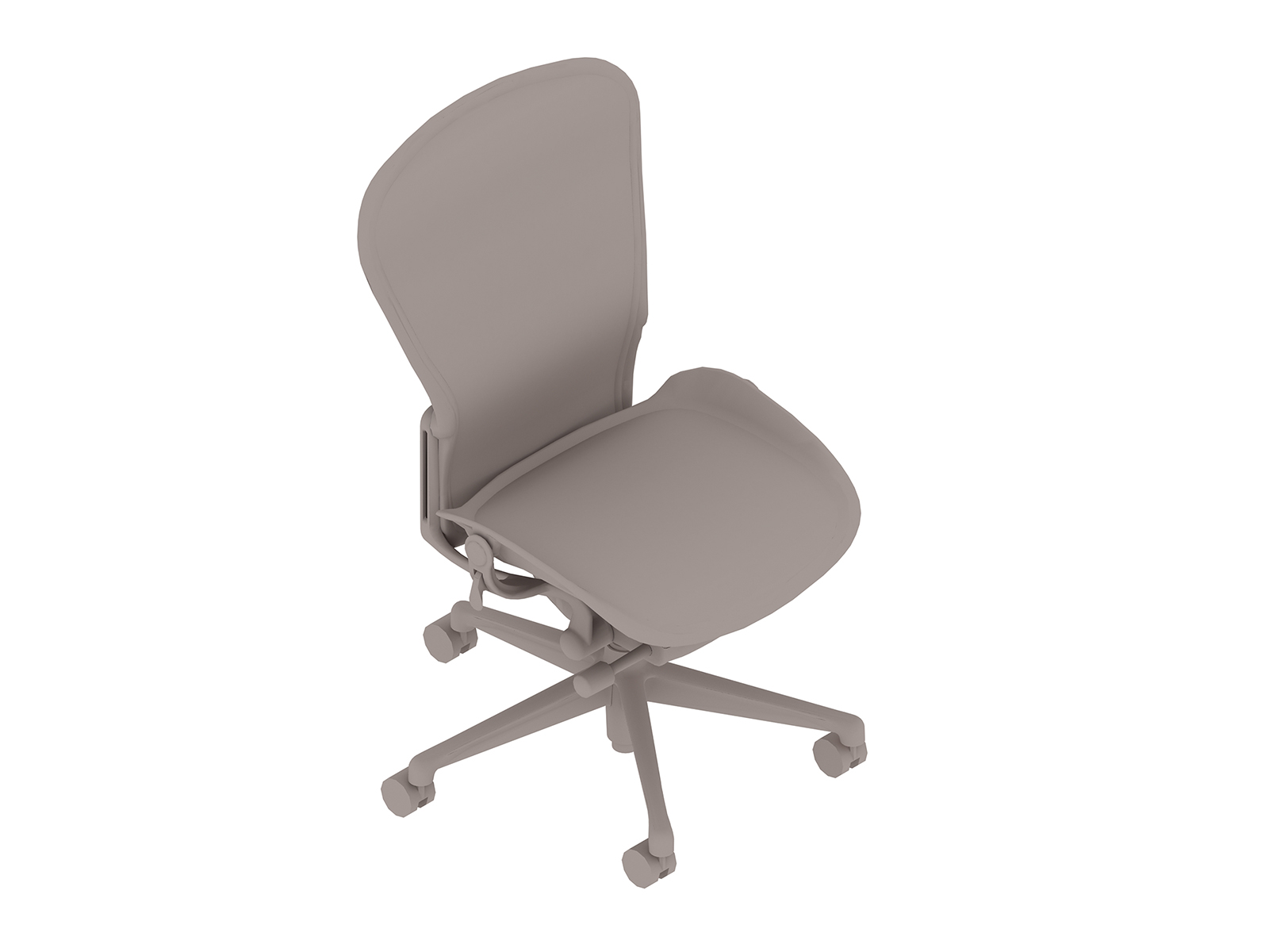 通用渲染图 - Aeron座椅–C款–无扶手
