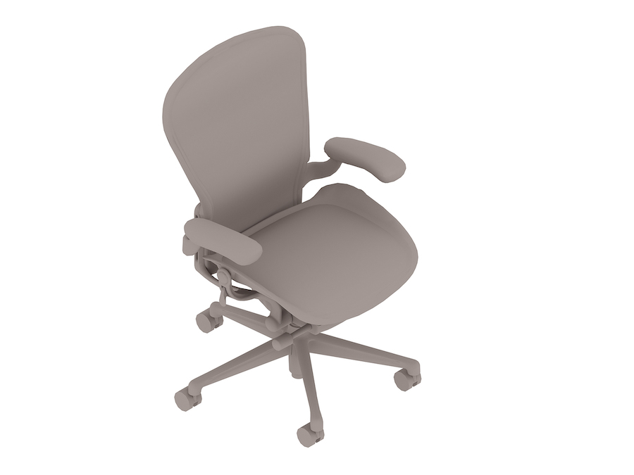 通用渲染图 - Aeron座椅–C款–固定扶手