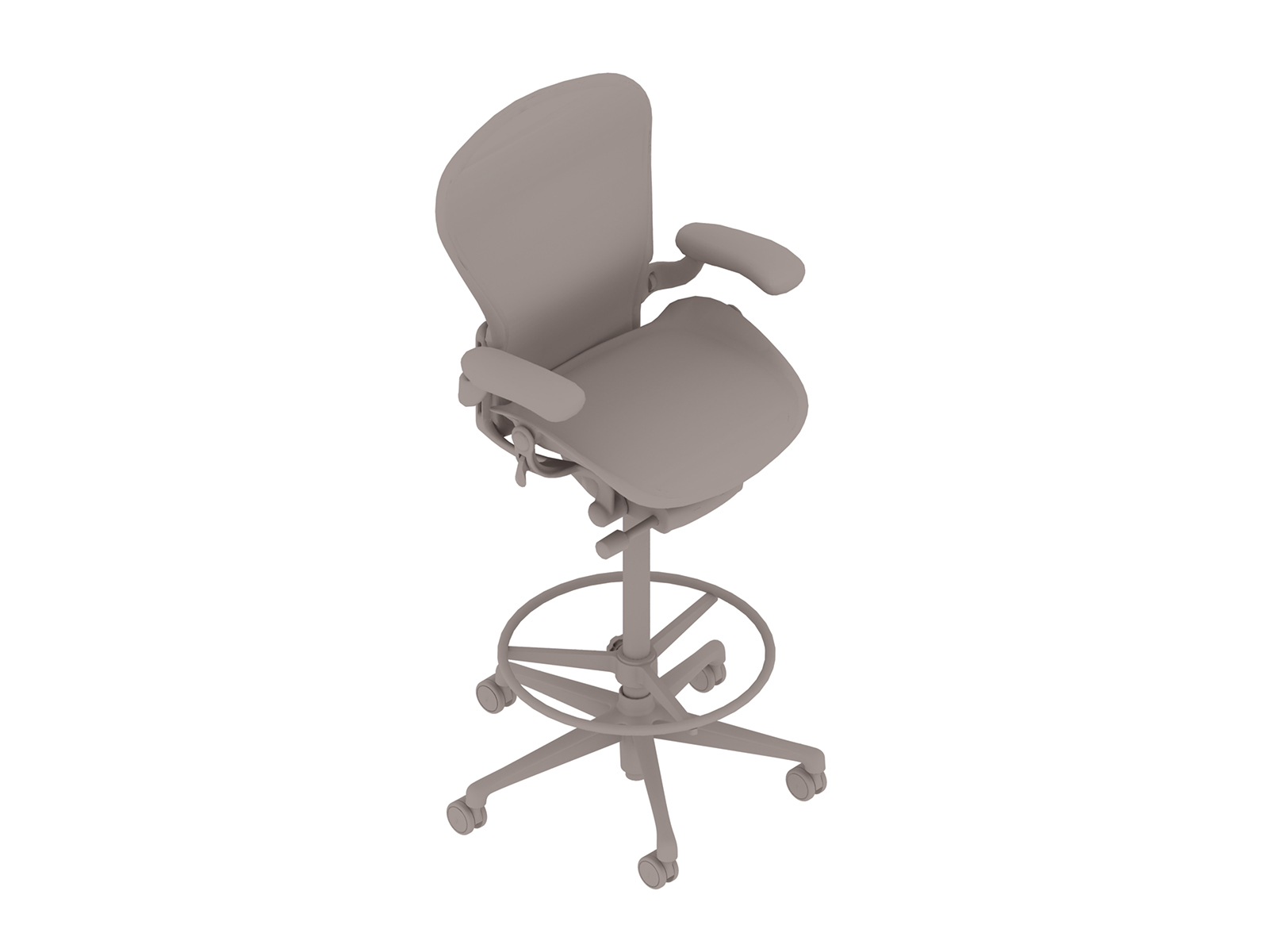 A generic rendering - Aeron ESD Stool–Height-Adjustable Arms