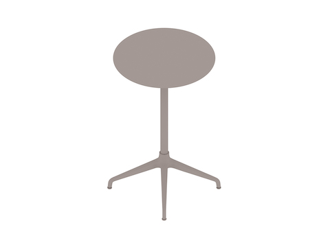 Una representación genérica - Mesa con altura de bar Ali–Redonda