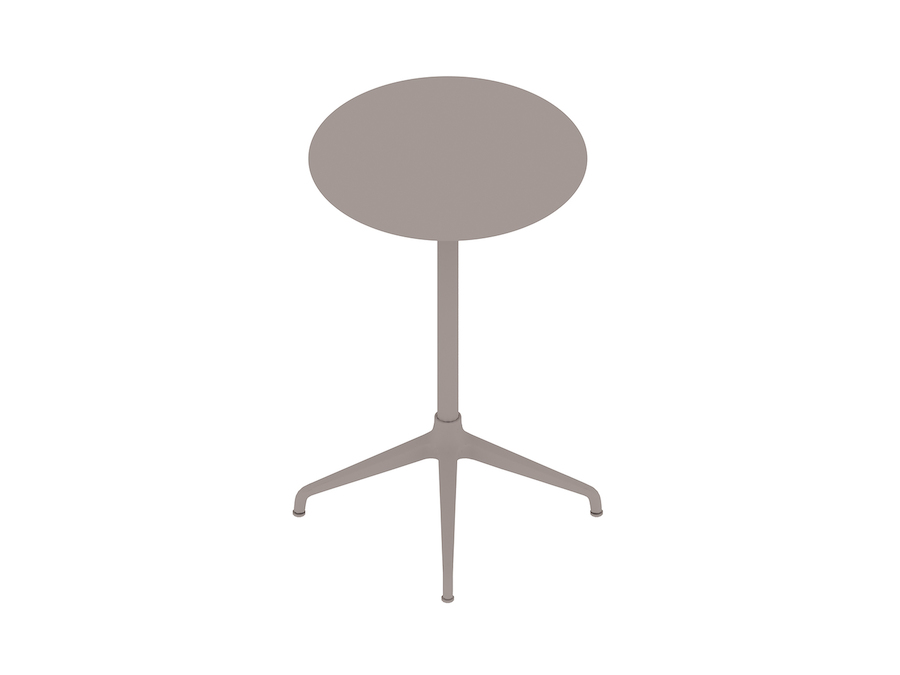 Een generieke rendering - Ali-tafel op barhoogte–rond