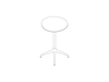 A line drawing - Ali Bar-Height Table–Round