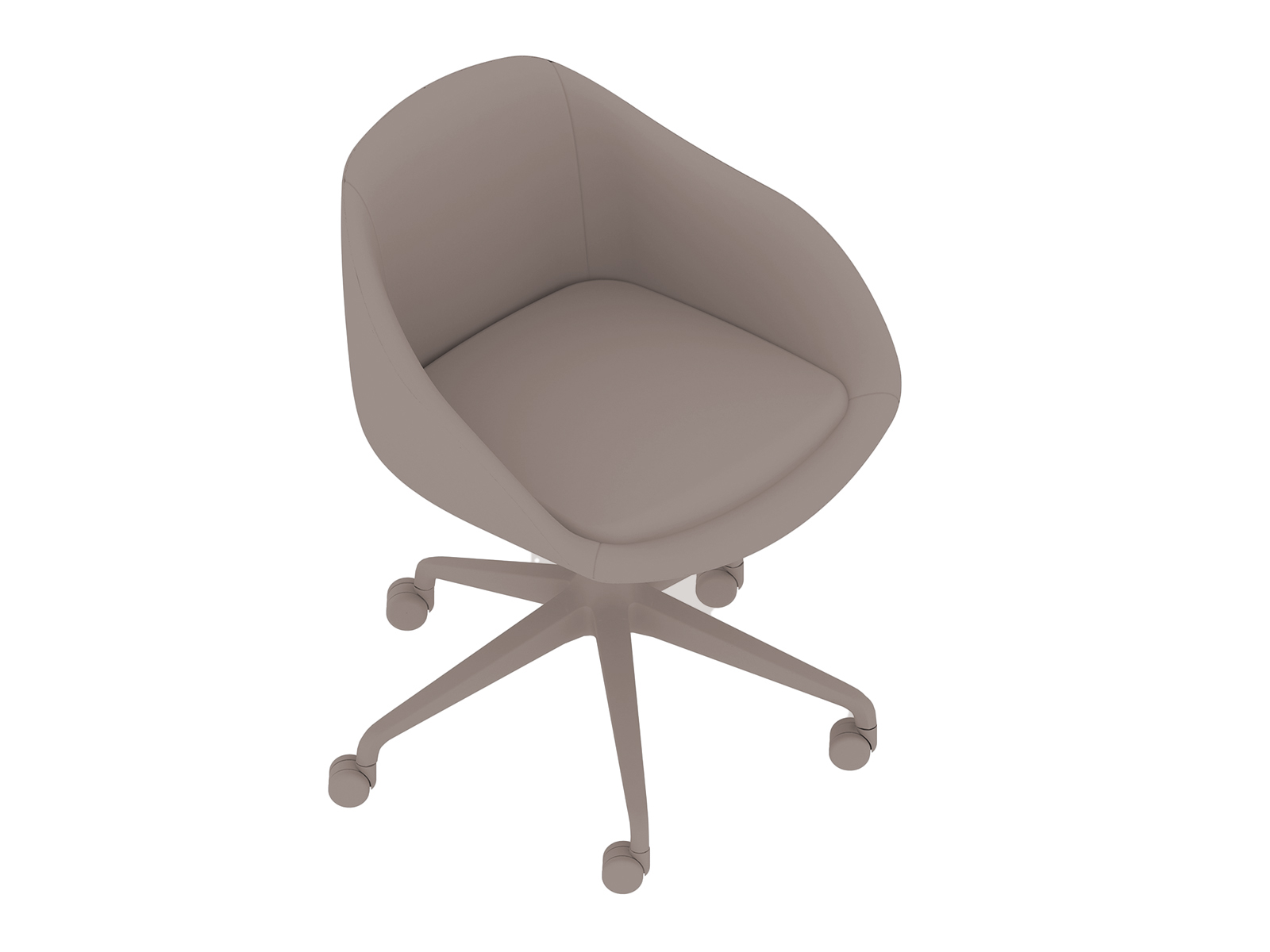 A generic rendering - Always Chair–5-Star Caster Base