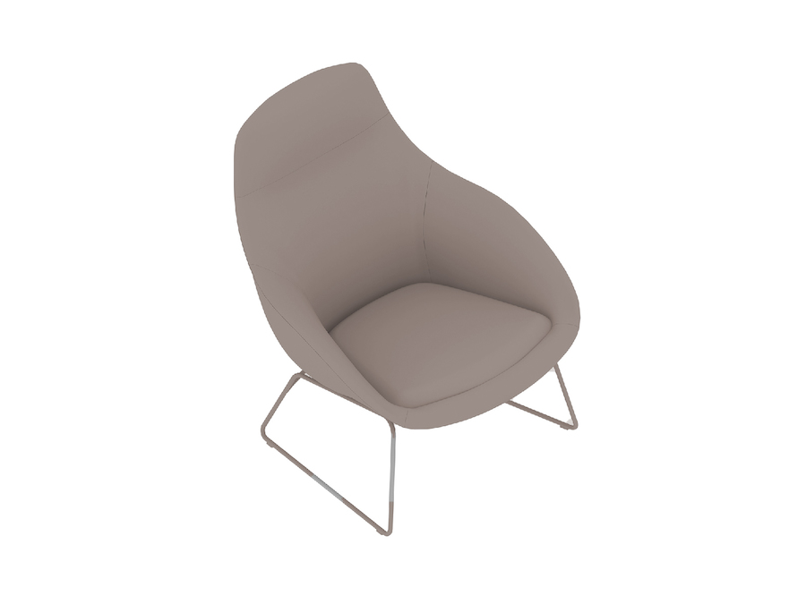 A generic rendering - Always Lounge Chair–Sled Base