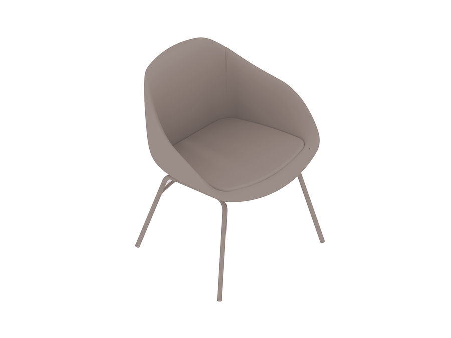 A generic rendering - Always Side Chair–4-Leg Base