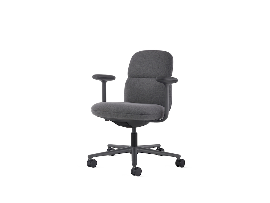 A photo - Asari Chair–Mid Back–Fixed Arms