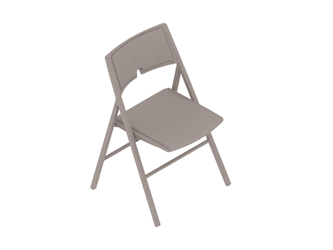 A generic rendering - Axa Folding Chair–Upholstered Seat and Back